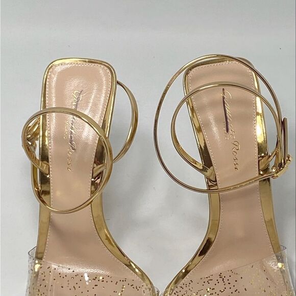 Gianvito Rossi Glitter Stiletto Sandals size 38 - Picture 9 of 12